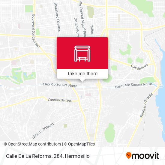 Mapa de Calle De La Reforma, 284
