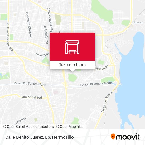 Calle Benito Juárez, Lb map