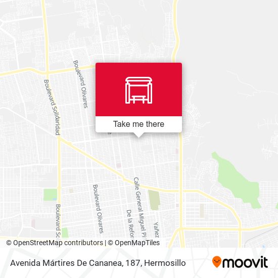 Mapa de Avenida Mártires De Cananea, 187
