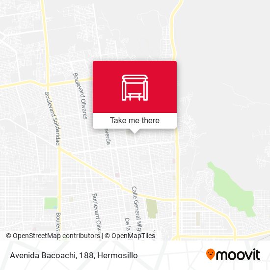 Avenida Bacoachi, 188 map