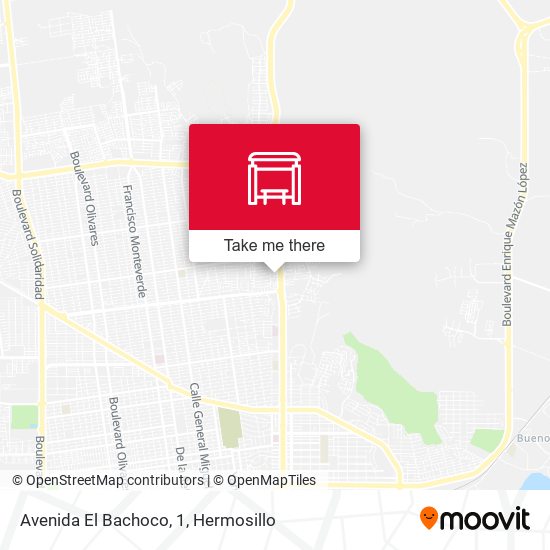 Avenida El Bachoco, 1 map