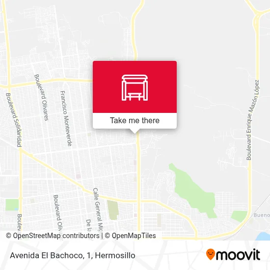 Avenida El Bachoco, 1 map