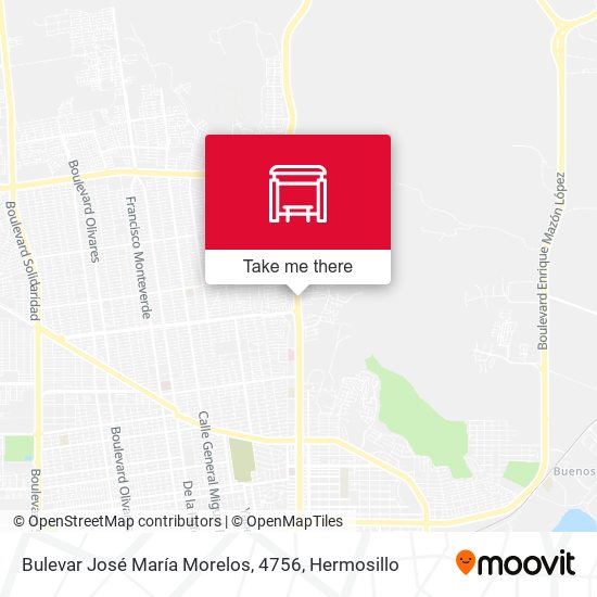 Bulevar José María Morelos, 4756 map