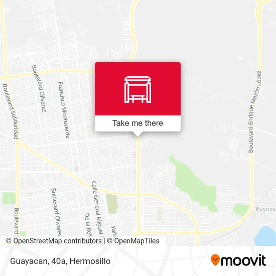 Guayacan, 40a map