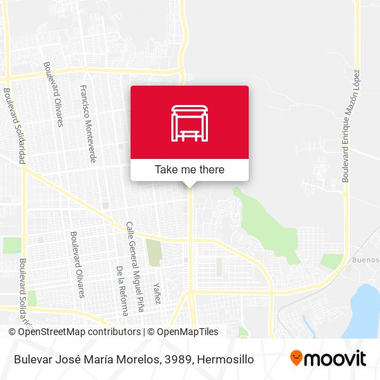Bulevar José María Morelos, 3989 map