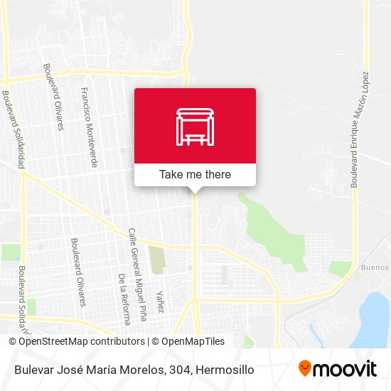 Mapa de Bulevar José María Morelos, 304