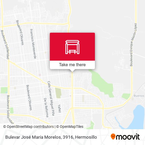 Bulevar José María Morelos, 3916 map