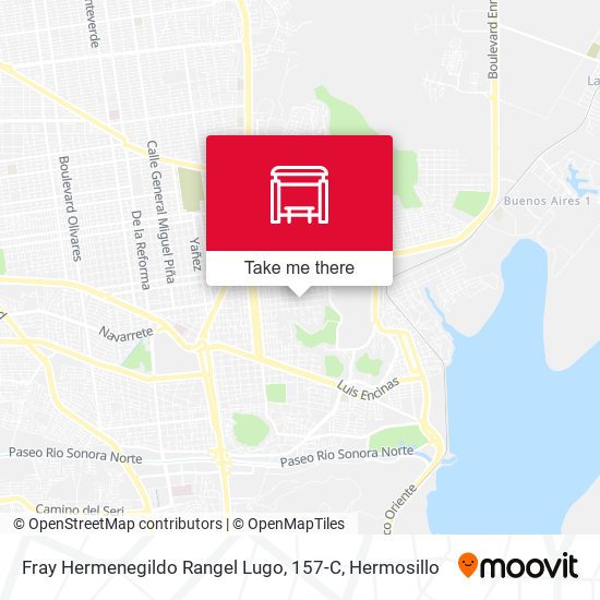 Fray Hermenegildo Rangel Lugo, 157-C map