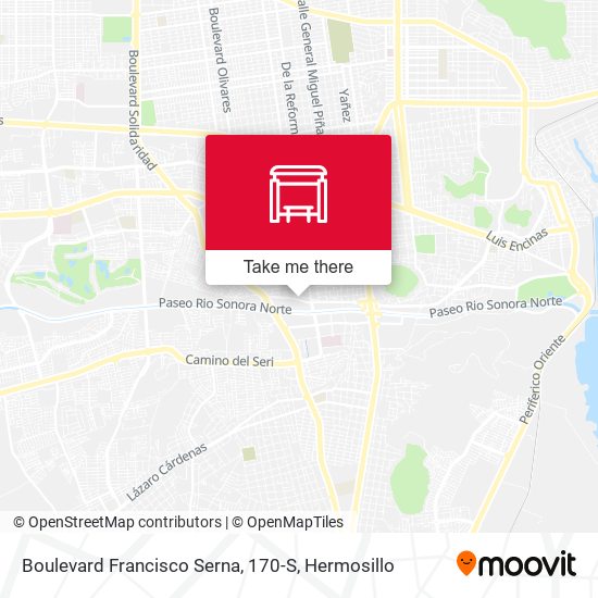 Mapa de Boulevard Francisco Serna, 170-S