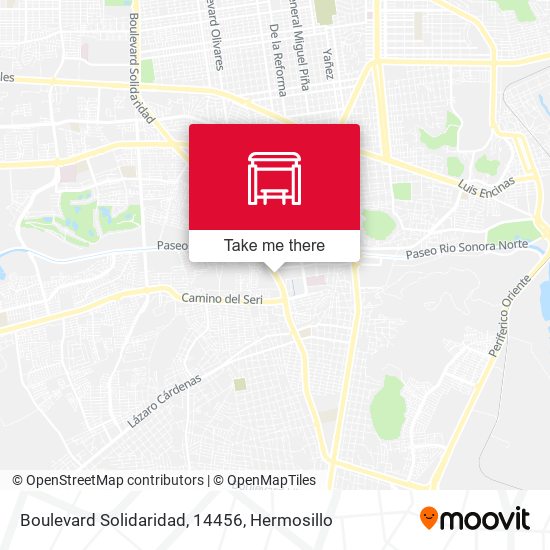 Mapa de Boulevard Solidaridad, 14456