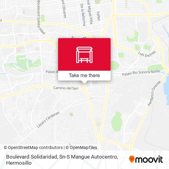 Boulevard Solidaridad, Sn-S Mangue Autocentro map