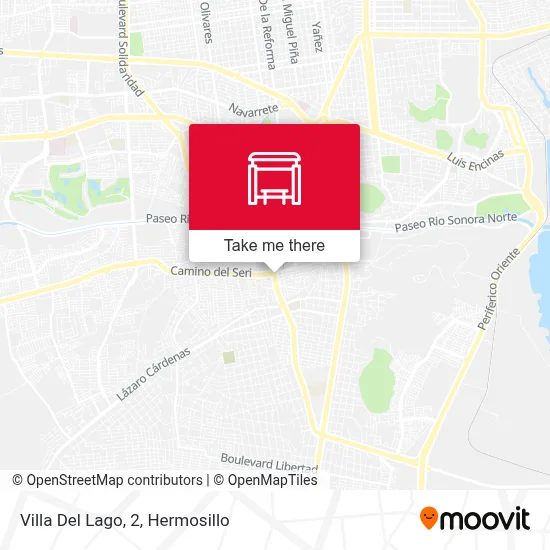 Villa Del Lago, 2 map