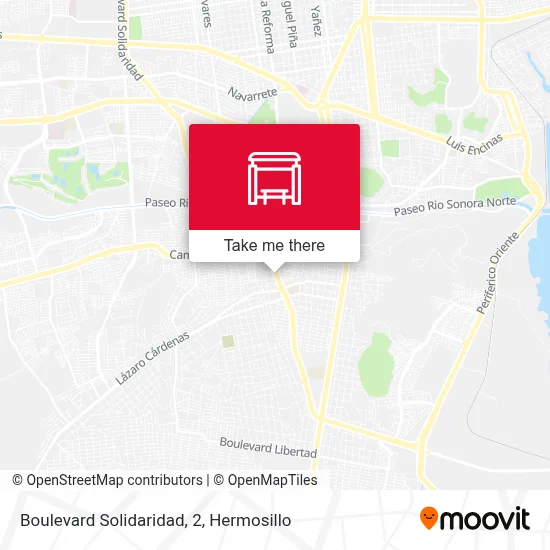 Boulevard Solidaridad, 2 map