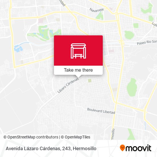 Avenida Lázaro Cárdenas, 243 map