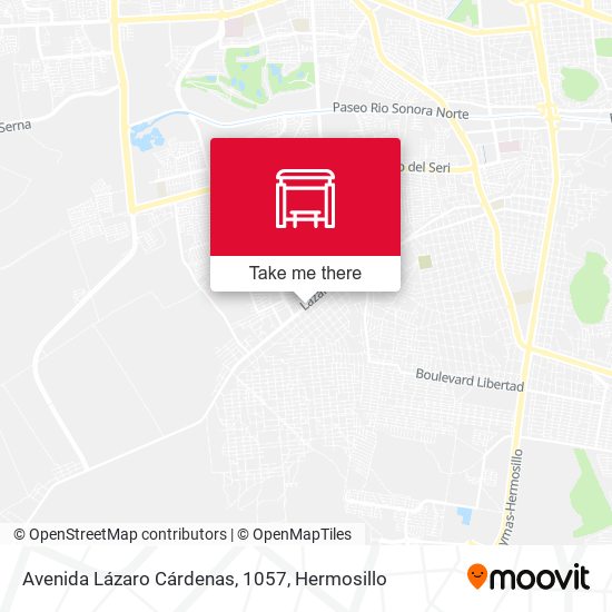 Avenida Lázaro Cárdenas, 1057 map