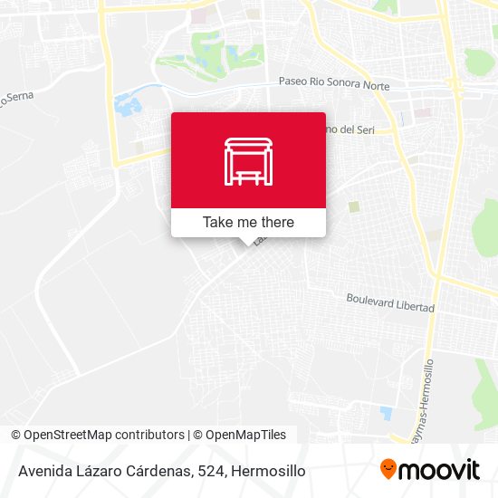 Mapa de Avenida Lázaro Cárdenas, 524