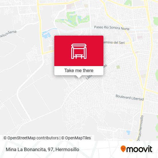 Mina La Bonancita, 97 map