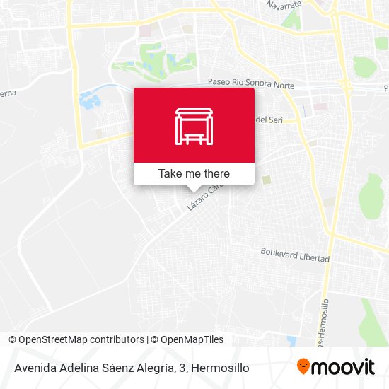 Avenida Adelina Sáenz Alegría, 3 map