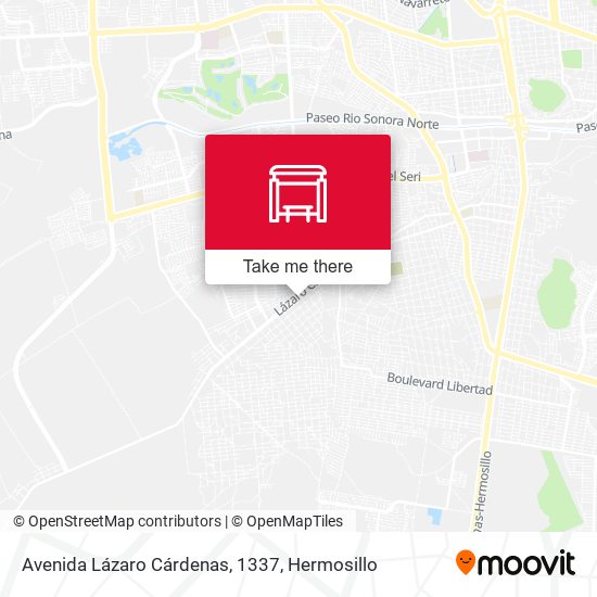 Avenida Lázaro Cárdenas, 1337 map