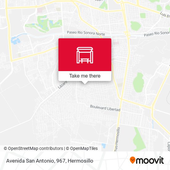 Mapa de Avenida San Antonio, 967