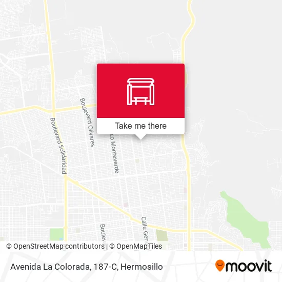 Avenida La Colorada, 187-C map