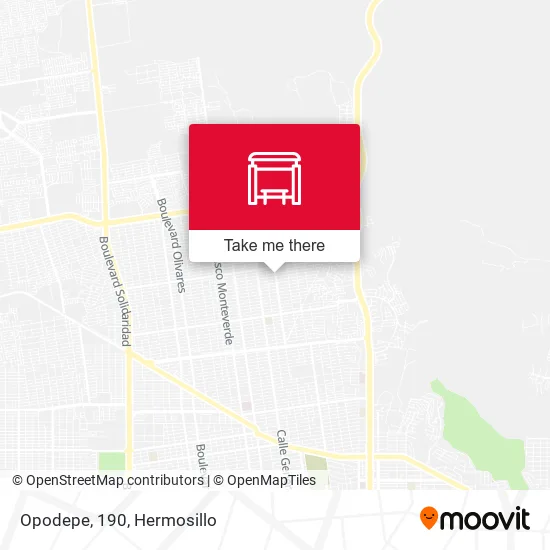 Opodepe, 190 map
