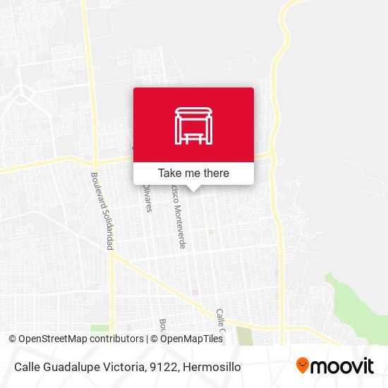 Calle Guadalupe Victoria, 9122 map