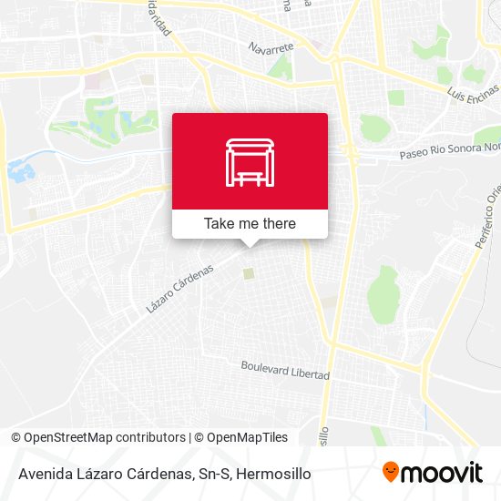 Avenida Lázaro Cárdenas, Sn-S map