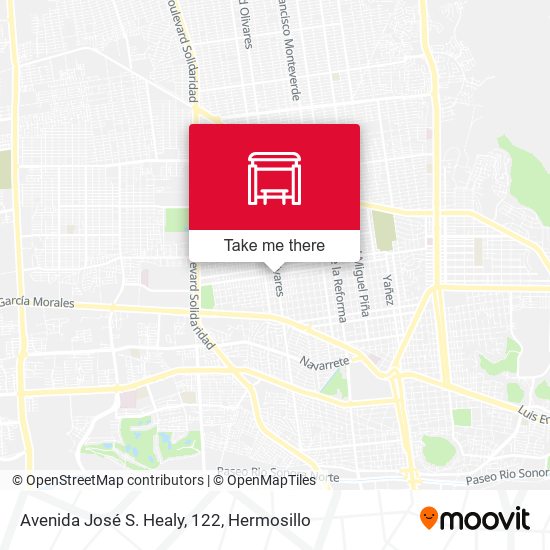 Mapa de Avenida José S. Healy, 122