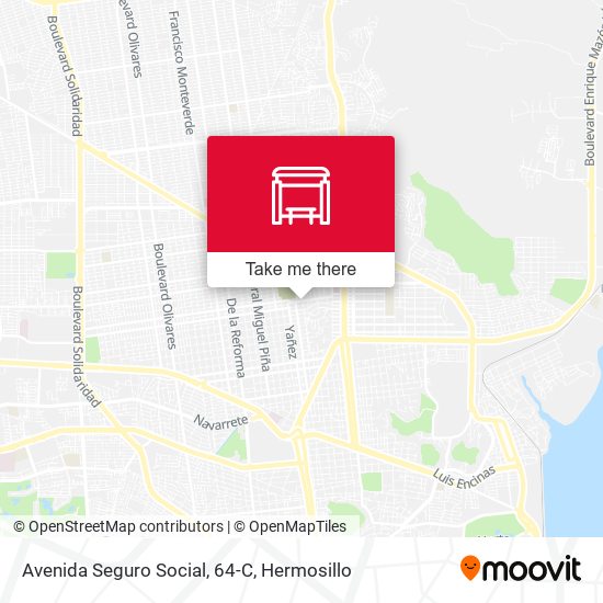 Mapa de Avenida Seguro Social, 64-C