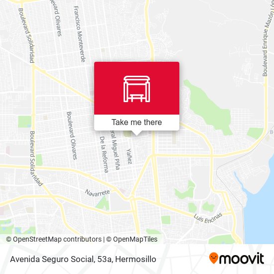 Avenida Seguro Social, 53a map