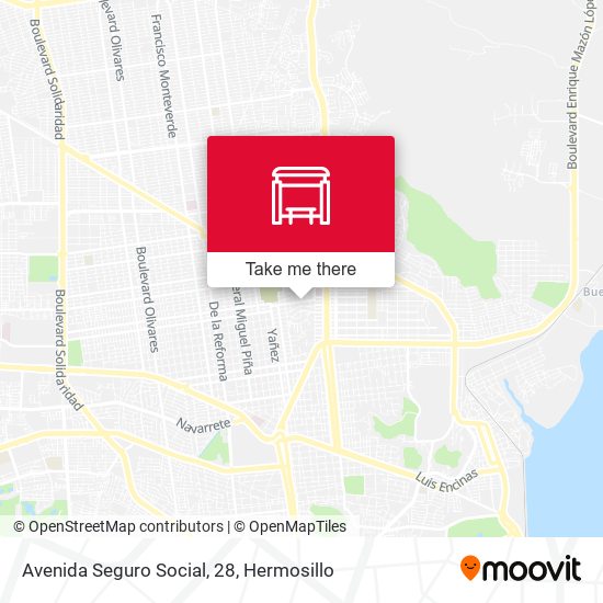 Avenida Seguro Social, 28 map