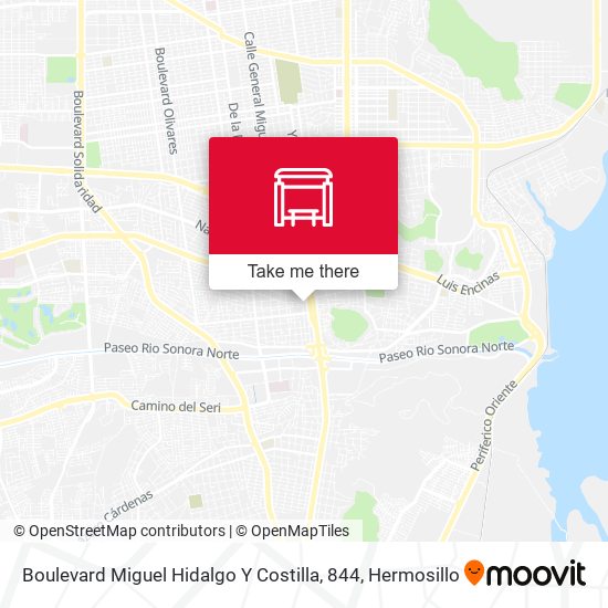 Mapa de Boulevard Miguel Hidalgo Y Costilla, 844
