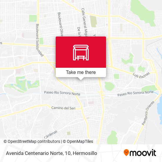 Avenida Centenario Norte, 10 map