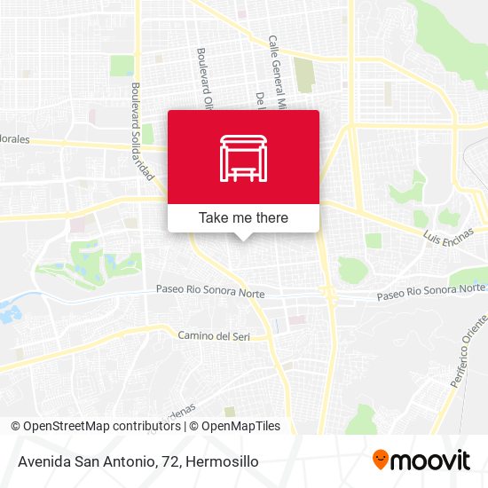 Avenida San Antonio, 72 map