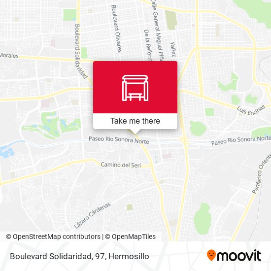 Mapa de Boulevard Solidaridad, 97