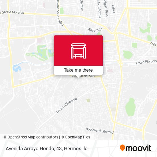 Mapa de Avenida Arroyo Hondo, 43