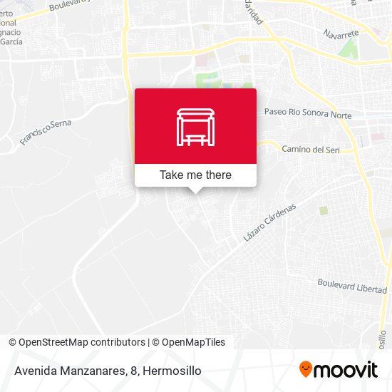 Avenida Manzanares, 8 map