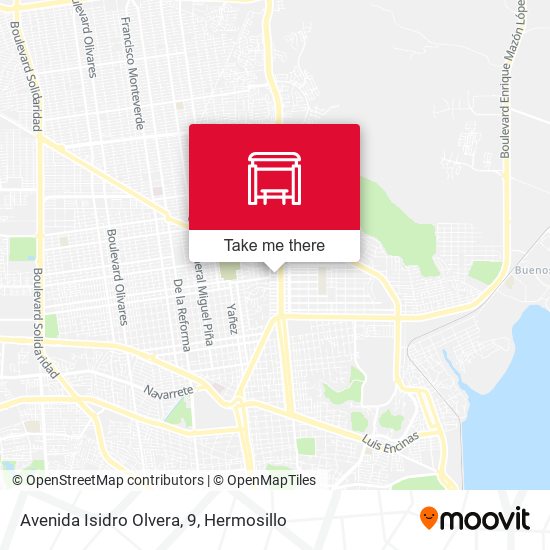 Mapa de Avenida Isidro Olvera, 9