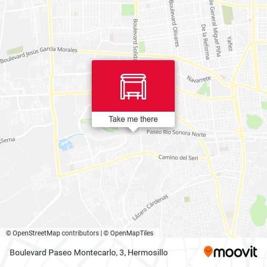 Boulevard Paseo Montecarlo, 3 map