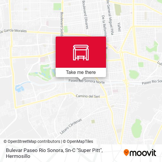 Mapa de Bulevar Paseo Río Sonora, Sn-C "Super Pitt"
