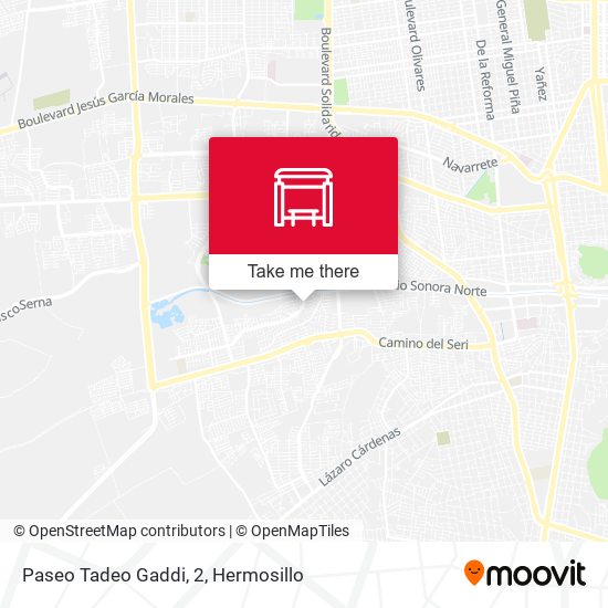 Paseo Tadeo Gaddi, 2 map