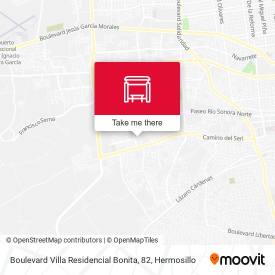 Boulevard Villa Residencial Bonita, 82 map