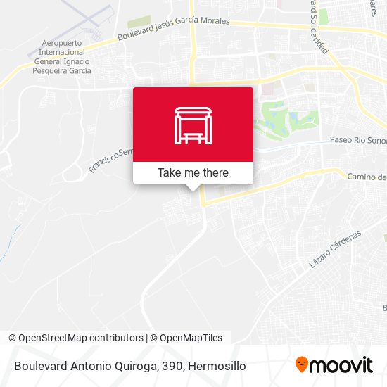 Boulevard Antonio Quiroga, 390 map