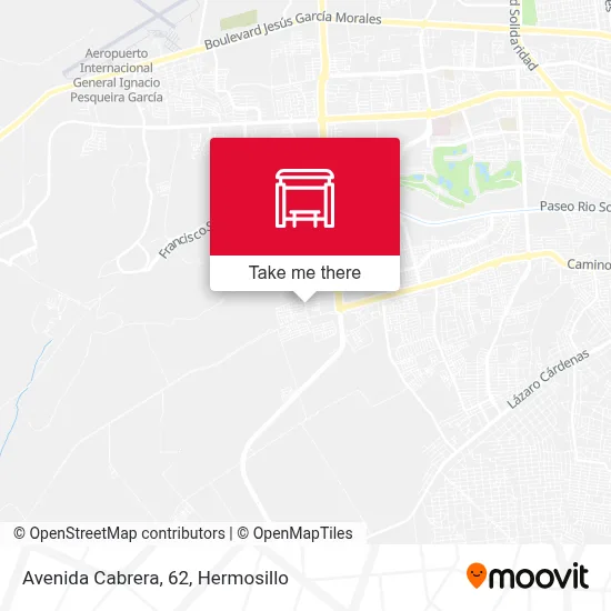 Avenida Cabrera, 62 map