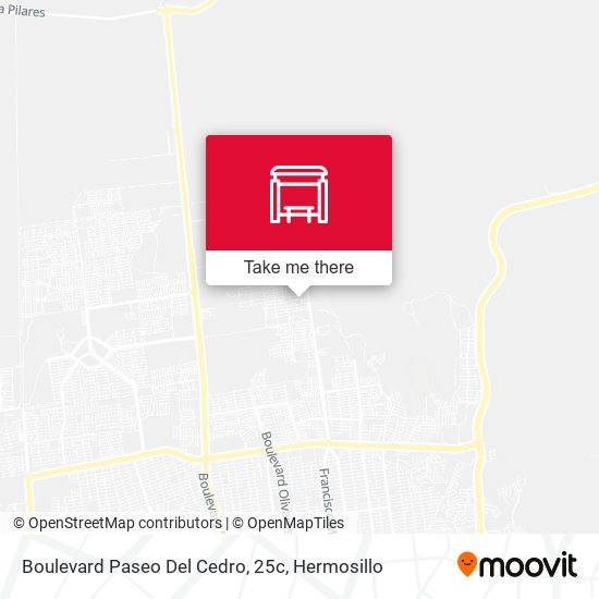 Boulevard Paseo Del Cedro, 25c map