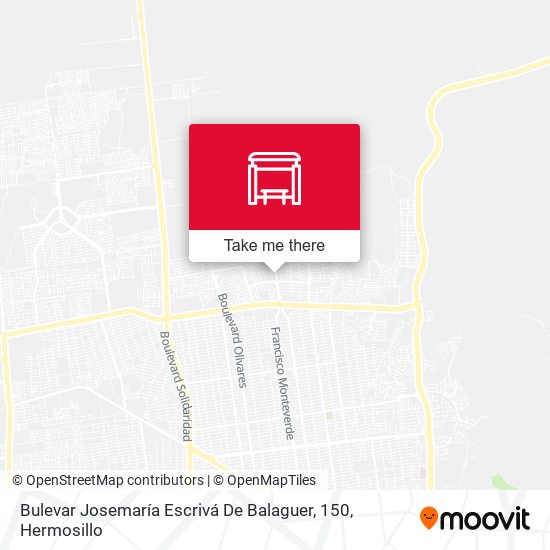 Bulevar Josemaría Escrivá De Balaguer, 150 map
