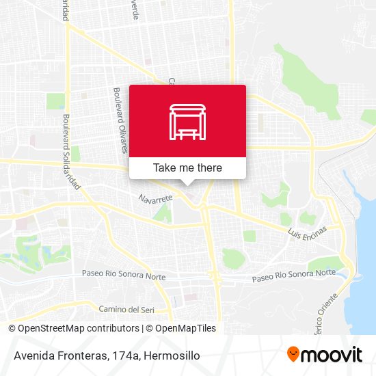Mapa de Avenida Fronteras, 174a