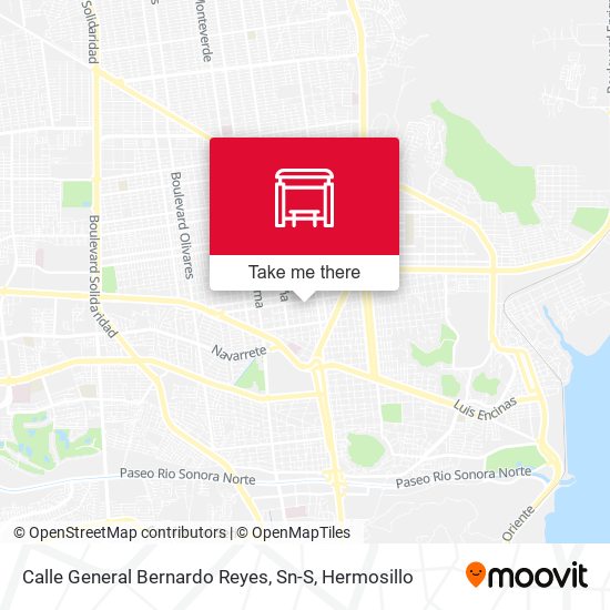 Calle General Bernardo Reyes, Sn-S map