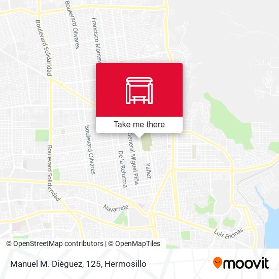 Manuel M. Diéguez, 125 map